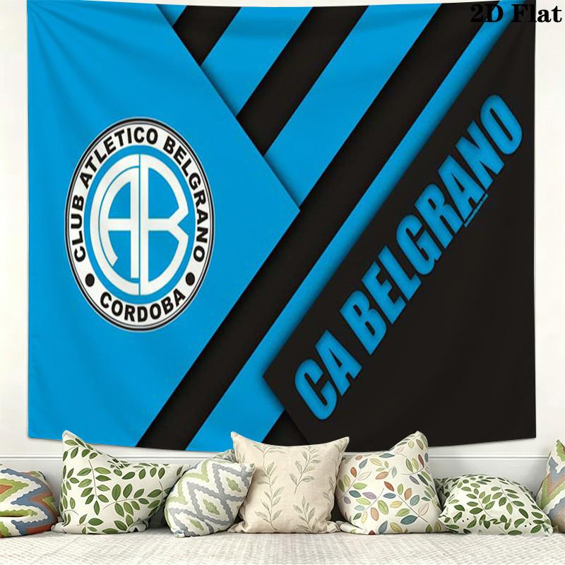 CLUB ATLETICO BELGRANO Wall Tapestry Aesthetic Wall Hanging Printed Fabric Blanket Decorative Tapestries for Bedroom Living Room Home Decor