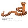 3D Printed Snake Toy Flexible Articulated Snake Fidget Toy Collectible Fake Animal Model