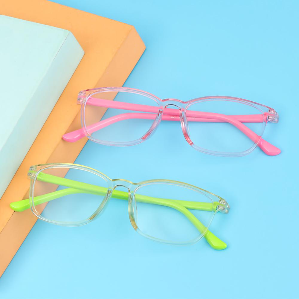 Online Classes Eye Protection Comfortable Eyeglasses Ultra Light Frame Kids Glasses Anti-blue Light