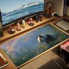 XXL Gaming Mouse Pad Wild Animal Panda Tiger Bear Forest Mountain Art Desk Mat Non-Slip Rubber Computer Keyboard Mouse Mats