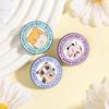 Cute Raccoon Hamster Opossum Quotes Enamel Pins Always Anxious But Wanna Make You Proud Club Brooches Lapel Badge Jewelry Gifts