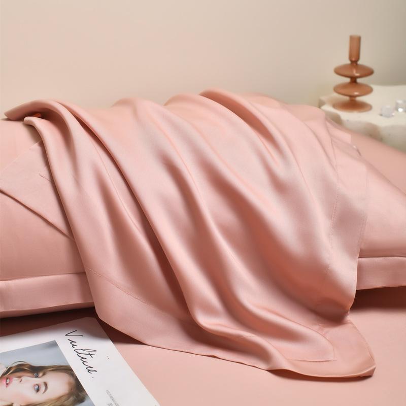 Class A 100 Tencel Pillowcases Ice Silk Cool Pillowcases 48X74 Silk Pillowcases
