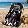Custom Name Nightmare Addams Beach Towel Microfiber Beach Towel, Lightweight and Quick-Dry, for Summer Travel, Swimming Pool Gift