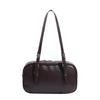 Korean-style fashionable versatile handbag for women, ins bowling bag, niche retro commuter shoulder underarm pillow bag