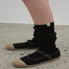 RIBBED LOOSE KNEE SOCKS - 2color