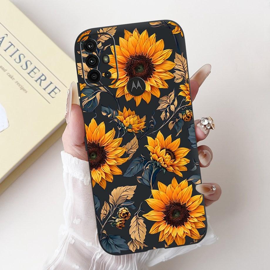 For Motorola Moto G10 G20 G30 G40 Fusion G50 G60 Phone Case Back Cover Soft Matte Silicone Slim Funda Lovely Panda Rabbit Flower