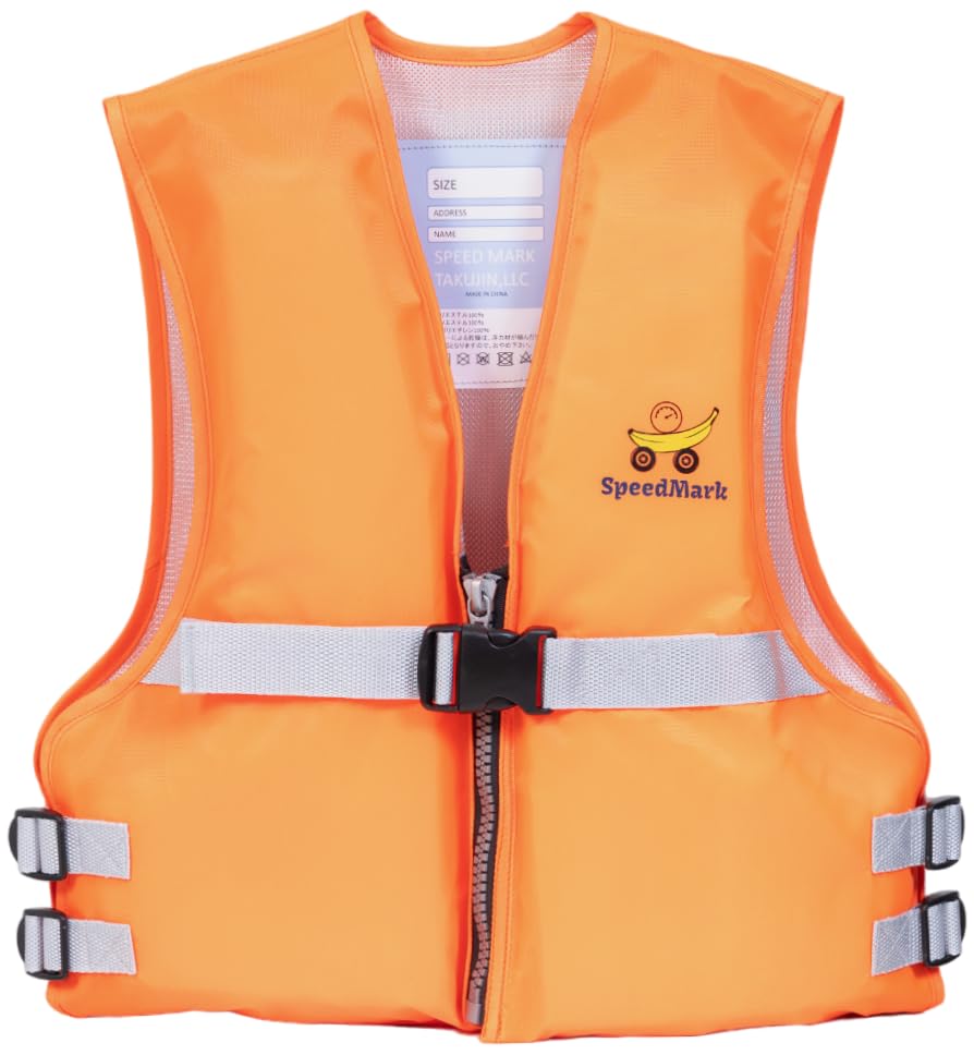 

Instructor-Supervised Children s Life Jacket, Junior Floating Vest for Kids and Fishing (Simple Type, Orange, Size M)