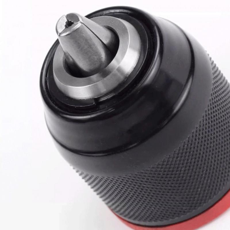 Threaded Metal Drill Chuck Square Quick Grip Adapter Chuck for Drill Bit Screwdriver Tap Socket Drill Accessories