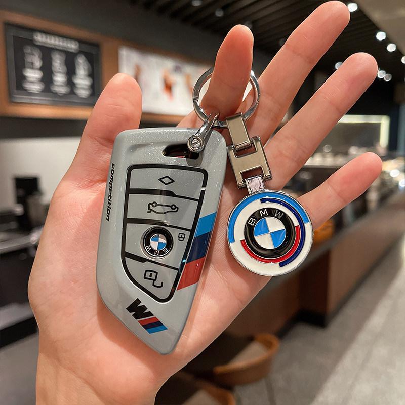 For BMW X1 X3 X4 X5 X6 Series 1 2 3 5 7 G20 G02 G05 G31 G23 F34 F15 F40 IX3 Remote Car Key Cover Keychain Key Case