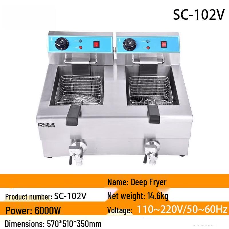 OLOEY SC-102V Electric Deep Fryer