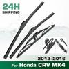For Honda CRV MK4 2012-2016 2013 2014 2015 Wiper Front & Rear Wiper Blades Windshield Windscreen Window Brushes 26"+16"+13