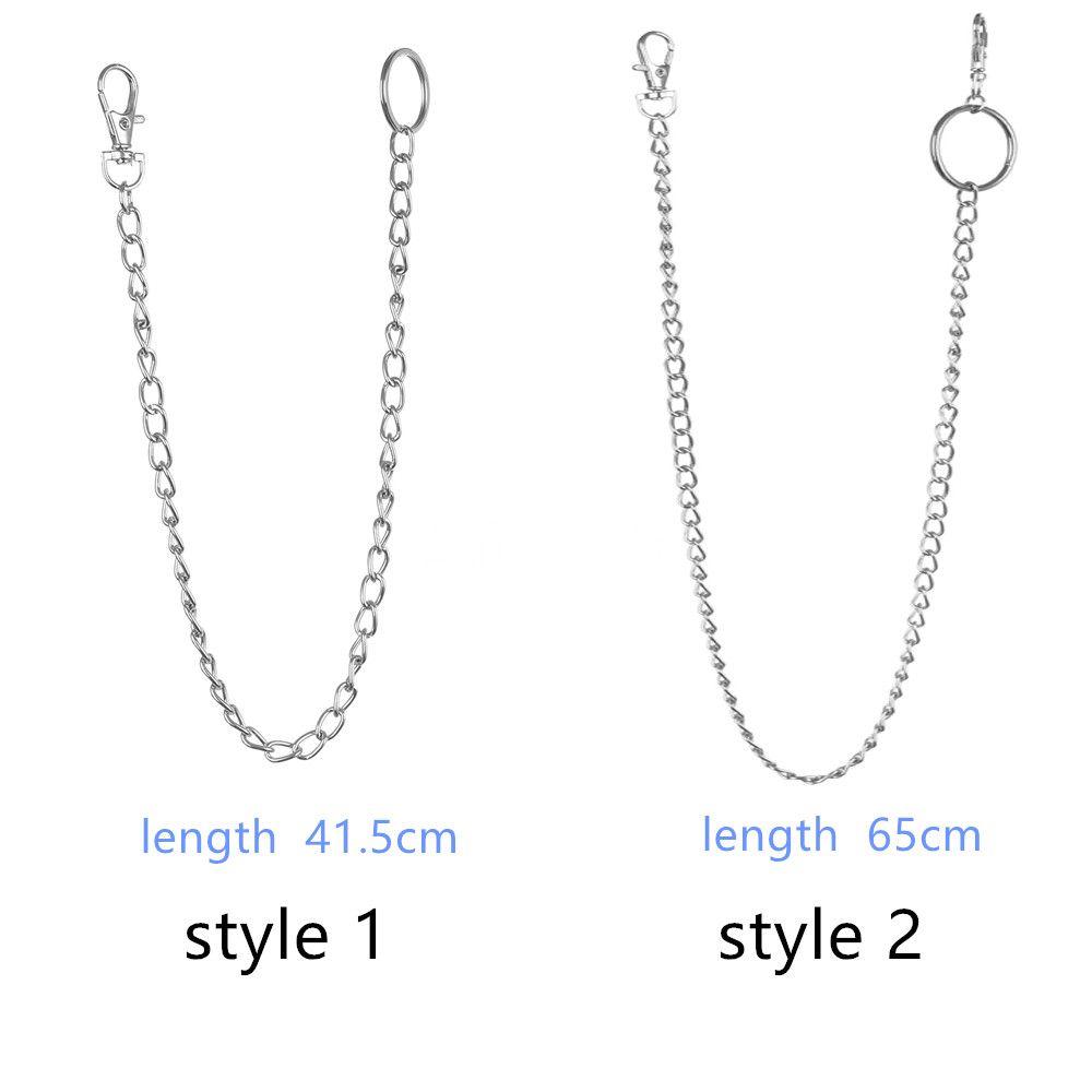 Fashion Rock Punk Pants KeyChain Key Chains Clip Hip Hop Jewelry Wallet Chain Belt