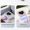 Fast Curing UV Nail Lamp Rhinestone Heart Shape Nail Dryer Machine Nail Dryer Lamp  Pedicure Use