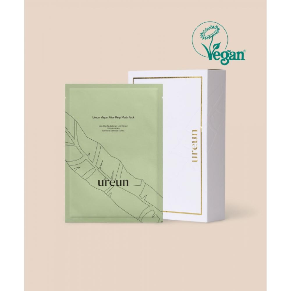 Ureun Vegan Aloe Kombu Mask Pack 27ml  8 Sheets NONE