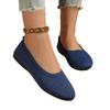 New Round Toe Flat Single Shoes for Women's Casual Slot-toe Lazy Shoes