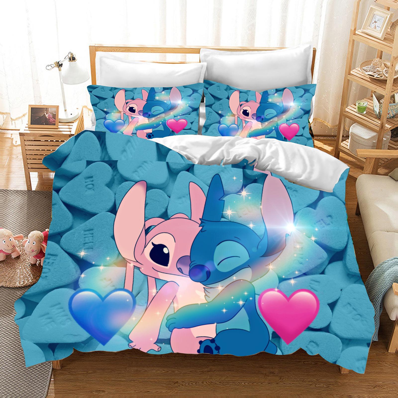 

Comforter Stitch Printed Bedroom Bedding Set Christmas Gifts Comforte Cartoon With Children S Suitable And Adults Comforter (quilt)-EU Single(135*200cm)3pcs