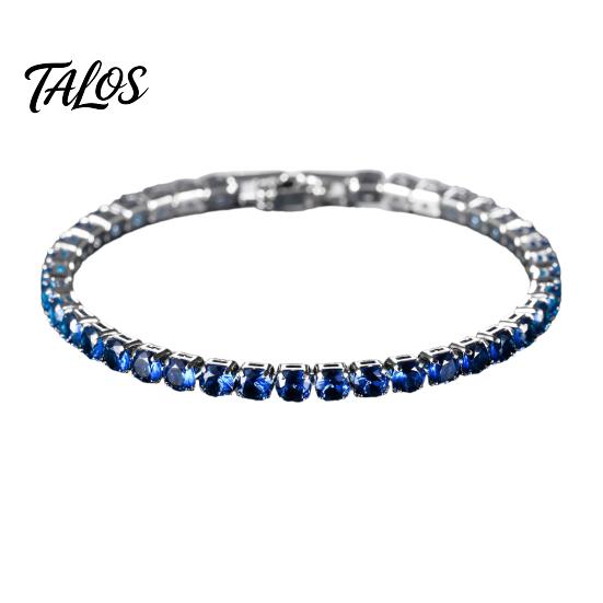 Bracciale Statement Versatile 2MM Tennis per Donne Ragazze Teen, Bracciale Colorato con Zirconia Cubica per Tutti i Giorni, Impilabile Scintillante con Strass Quadrati