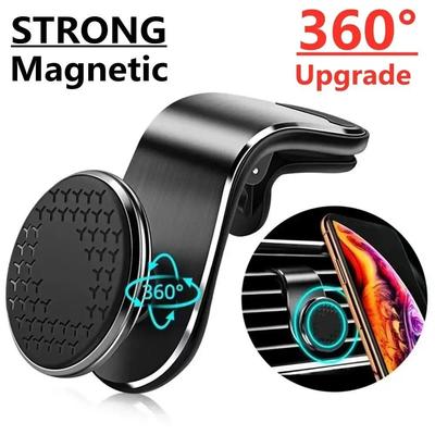 Magnetic Car Phone Holder Air Vent Clip Mount Mobile Cellphone Stand