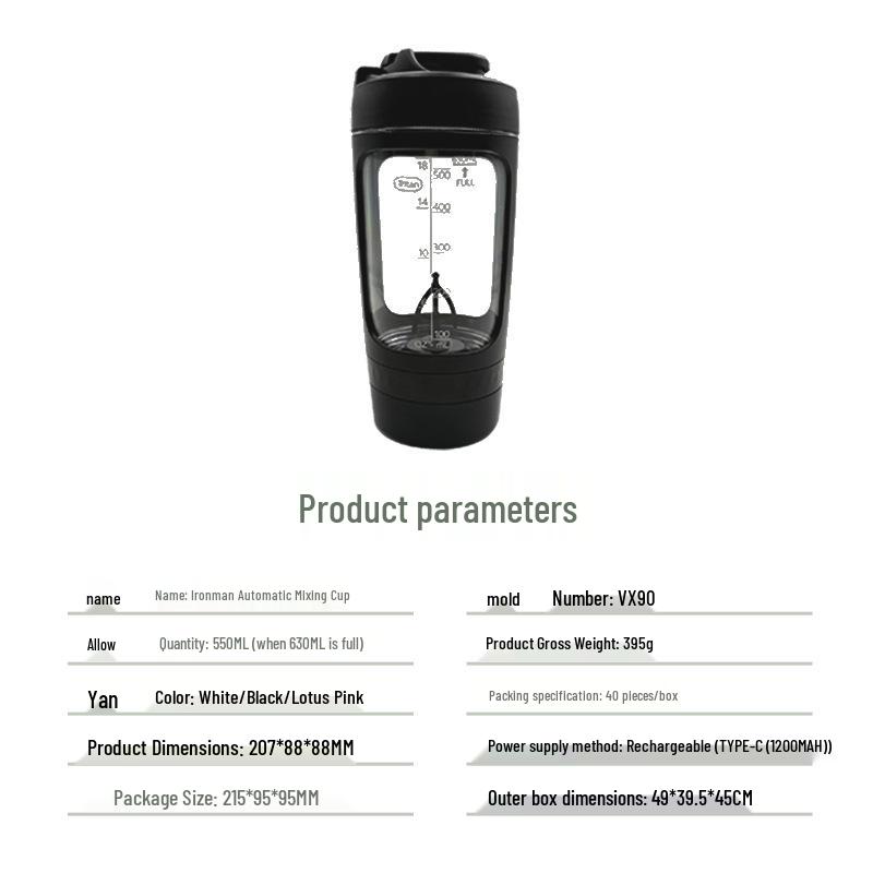 Rechargeable 600ml Tritan Multi-Functional Blender Cup – High-Quality, Popular Design