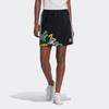 adidas Fustă Sport Casual Originale cu Talie Medie Confortabilă Fuste Femei Negru GC6831