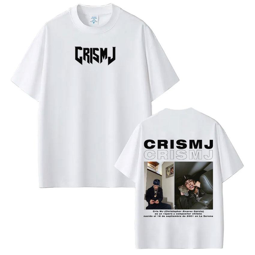 Rapper Cris Mj Tour 2026 Merch Tshirts Men Women Harajuku T Shirts High Quality pure Cotton Shortsleeved Vintage Hiphop Top