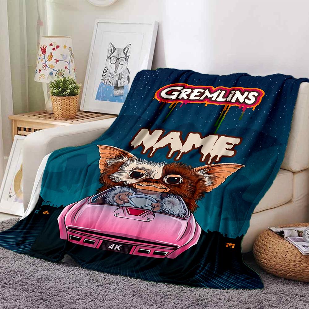 Custom Name Adventure Time Characters blanket for Couch & Bed, Plush Cozy Fuzzy Blanket Super Soft & Warm Blankets for Fall and Winter. 0908153