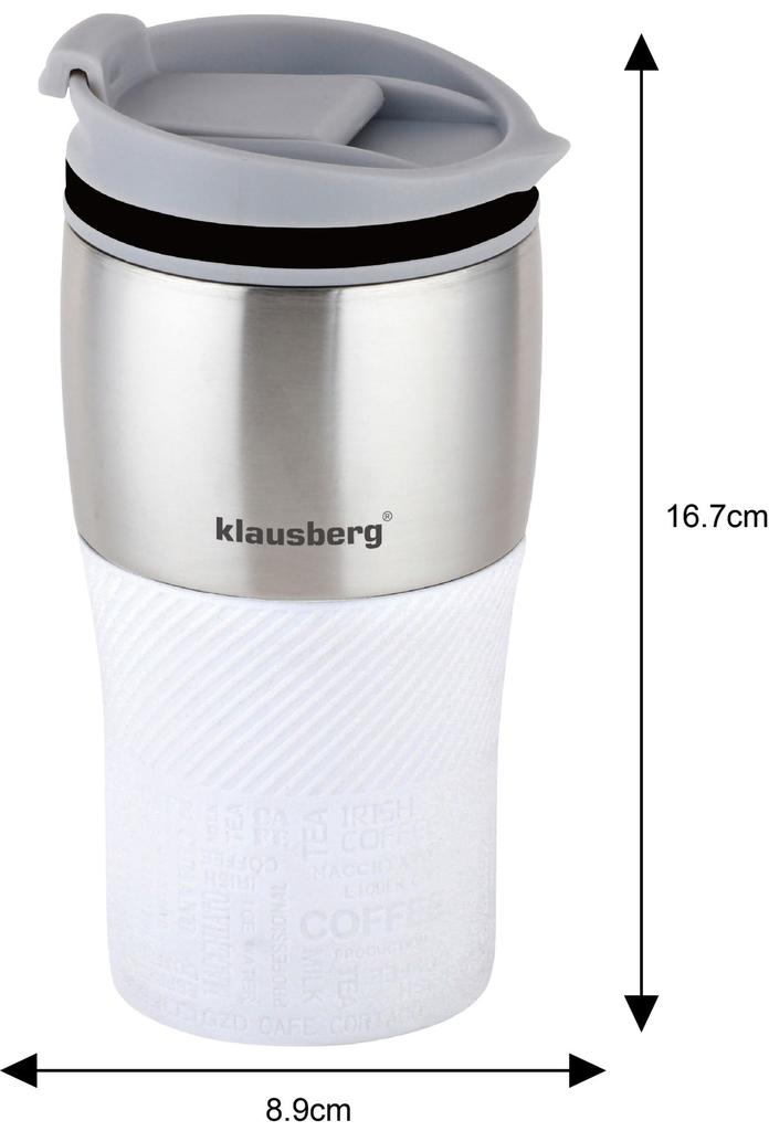 Kubek Termiczny 320ml KLAUSBERG Biały KB-7627