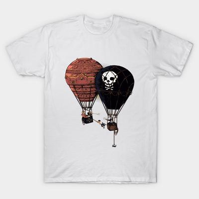 T-shirt Femme Pirate de l'Air Imprimé Harajuku Kawaii T-shirt Été Manches Courtes T-shirt Femme Haut Tee