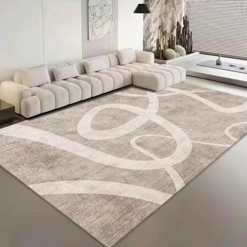 

Nordic Luxury Flannel Carpets For Living Room Soft Rugs For Bedroom Bedside Rug Large Area Geometry Cloakroom Non-Slip Floor Mat 60x90cm door mat