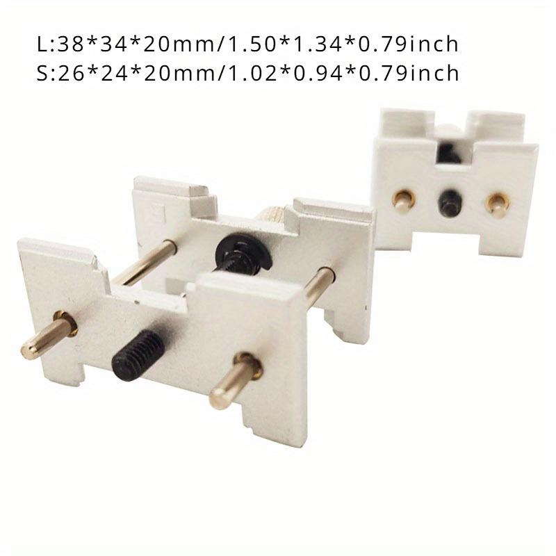 2Pcs/Set Watch Repair Tool, Movement Holder Size, One Set, Fixed Watch Movement, 2-in-1 Watch Movement Holder