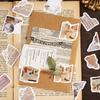 46 Pieces/box Shards Tearing Apart Boxed Stickers Student Stationery Decorative Materials Handmade DIY Decorative Collages