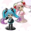 Anime Hatsune Miku Figure Character Ornaments Cherry Blossom Pink Leek Green Desk Decoration Ornaments Toy Kid Birthday Gift