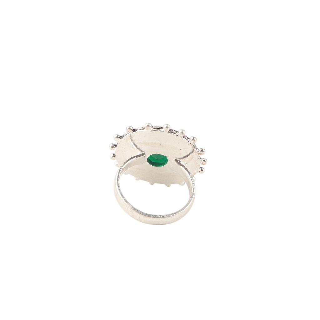 Green Onyx Gemstone 925 Sterling Silver Jewelry Handmade Ring Gift For Friend RR-49-20