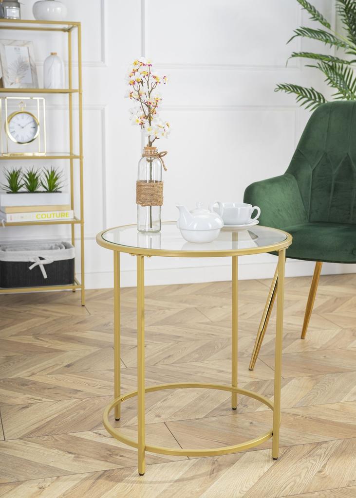 Beistell-Kaffeetisch Gold Glamour