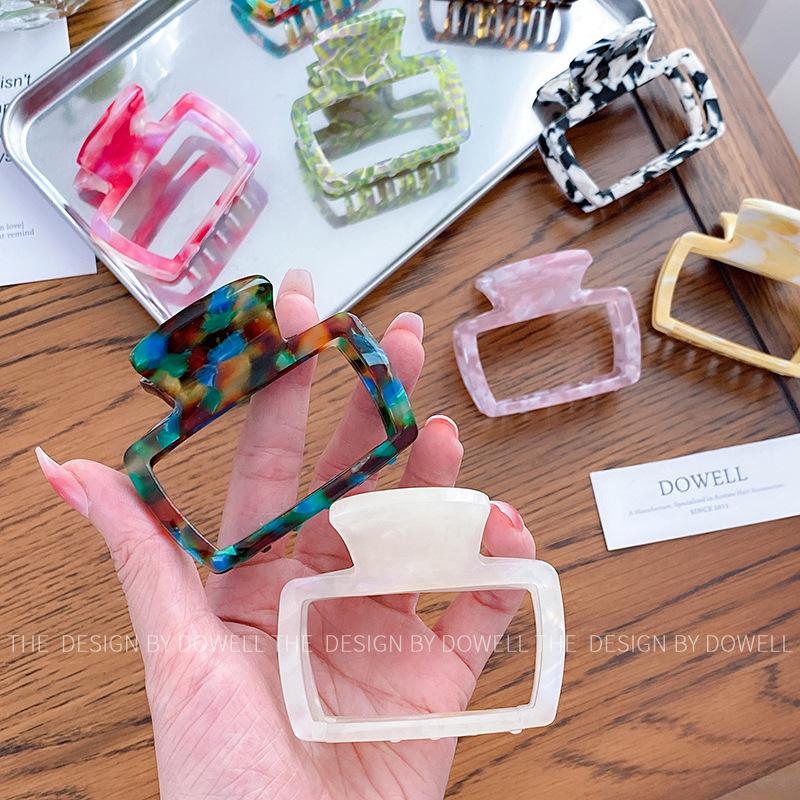 Hair Elegant Acetate Claw Clip With Minimalist Design For Effortless Perfection Updo