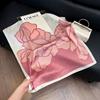 Silk scarf women's neck new scarf with coat 70 small square scarf scarf mother high-end scarf