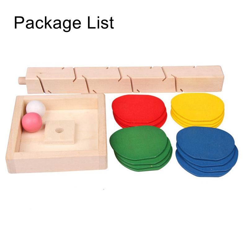 

1PC Wooden Tree Building Block Falling Ball Toy for Kids Montessori Toy Leaf Ball Toys Early Education Leaf Tower Ball Pouring