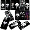 The Marvel Punisher Skull Case for Motorola Moto G54 G05 G24 G55 G75 G9 G85 G15 G57 G86 Power Edge 50 30 Ultra Fusion neo Pro