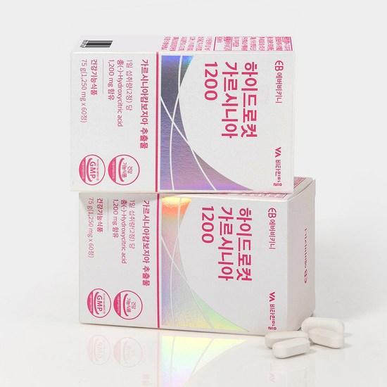 Ever Bikini Hydro Cut Garcinia 1200 75g, 60 tablets, 1 unit,Korean health food