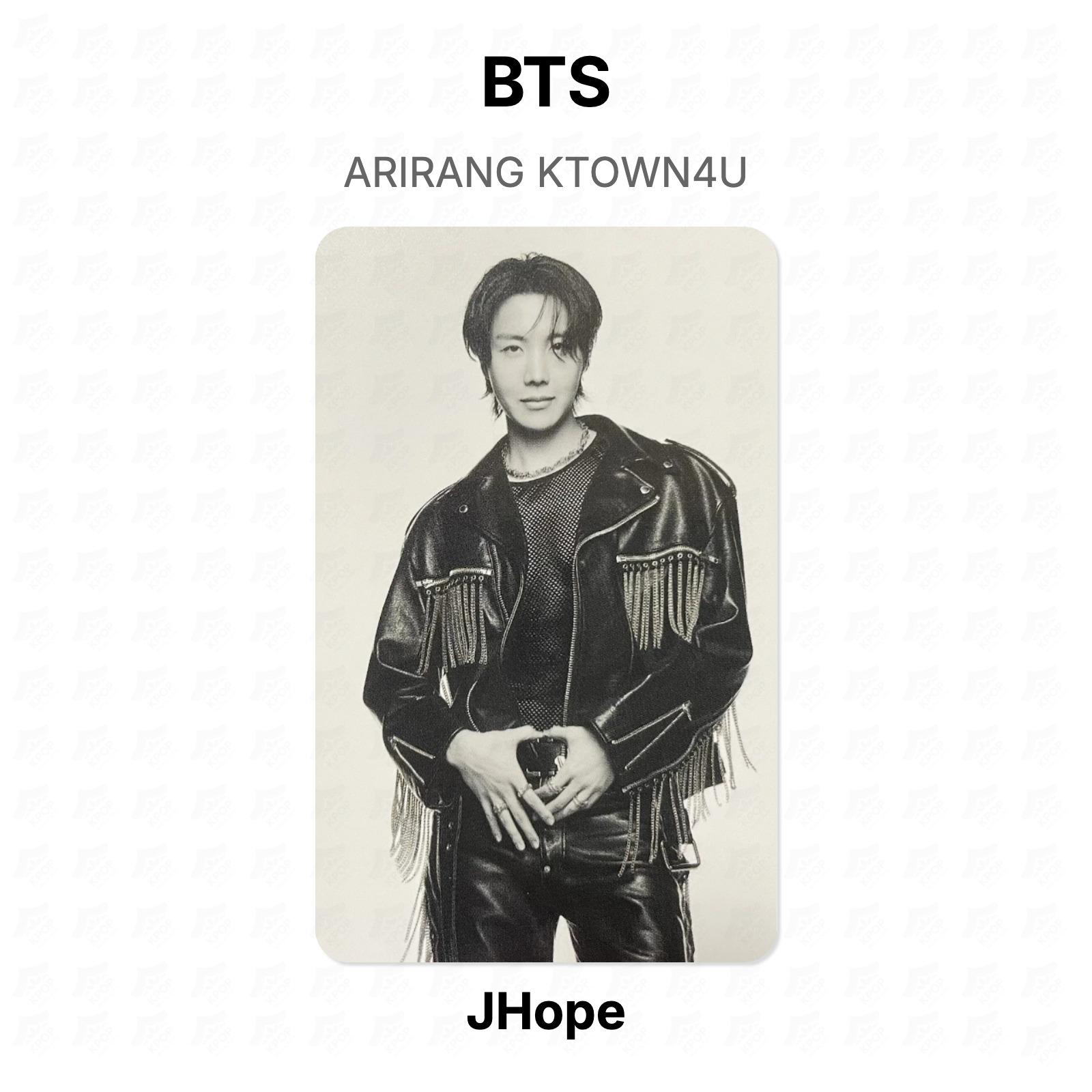 BTS ARIRANG KTOWN4U Официальная фотокарточка J-Hope