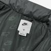 Nike Logo Print Stand Collar Zip Long Sleeve Jacket Men Jackets Gray FB7369-068
