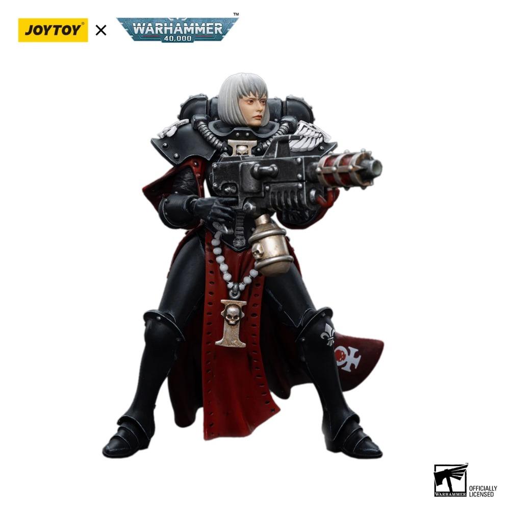 JOYTOY Warhammer 1/18 Figuras de Acción Adepta Sororitas Hermana de Batalla Hermana Noyalle Superior Kassia Jurel Ludwenna