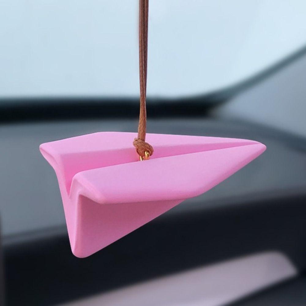 

Paper Airplane Auto Interior Accessories Decoration Car Hanging Car Rearview Mirror Pendant Crafts style 3