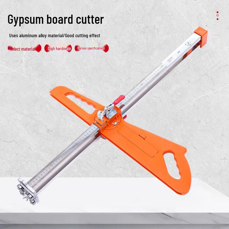 Gypsum Board Cutting Tool: Woodworking Panel Cutter, Easy-Folding Stainless Steel Push Knife Model