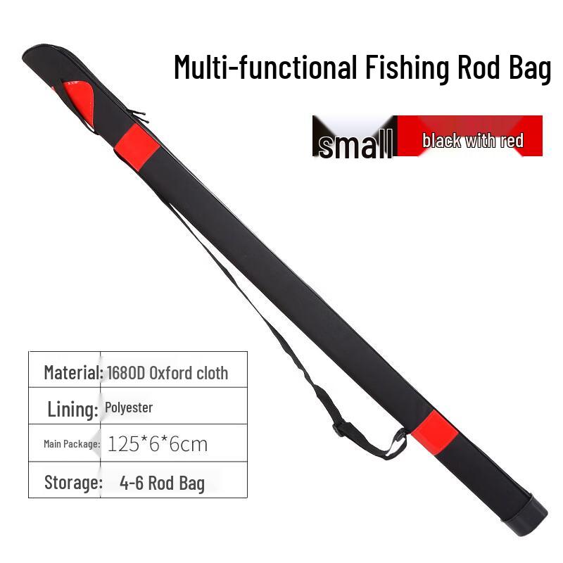 oeny Hard Shell Splash-Proof Fishing Rod Bag