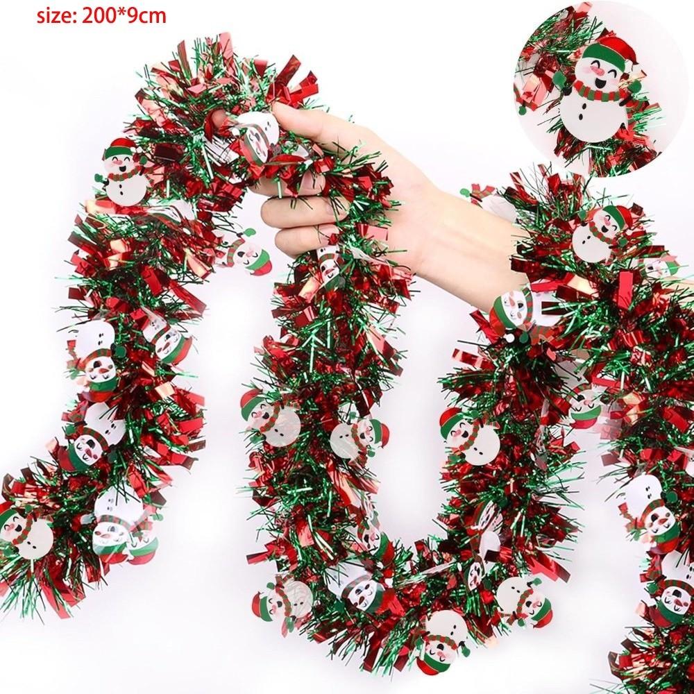 Colorful Christmas Decorations Strip Red Green Xmas Tree Charm  Wedding Party Decoration Supplies