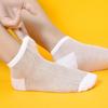 Socks Men's Cotton Midsole Summer Mesh Socks Thin Women's Short Tube Mesh Breathable Sweat Absorbing White Boat Socks