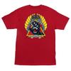 Santa Monica Airlines Natas Kaupas PANTERA URLANTE T-Shirt da Skateboard ROSSA Unisex