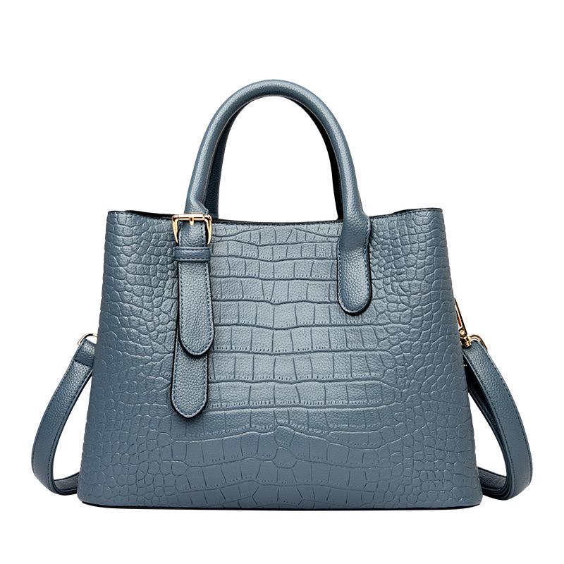 Crocodile Pattern Women's Handbag - 2025 New Large Capacity Tote for Commute & More