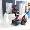 Soap Molds Figurine Mould Dwarf Shape Silicone Crafts Moulds Clay Molds Silicone Material Gift for DIY Hand-Making Lover